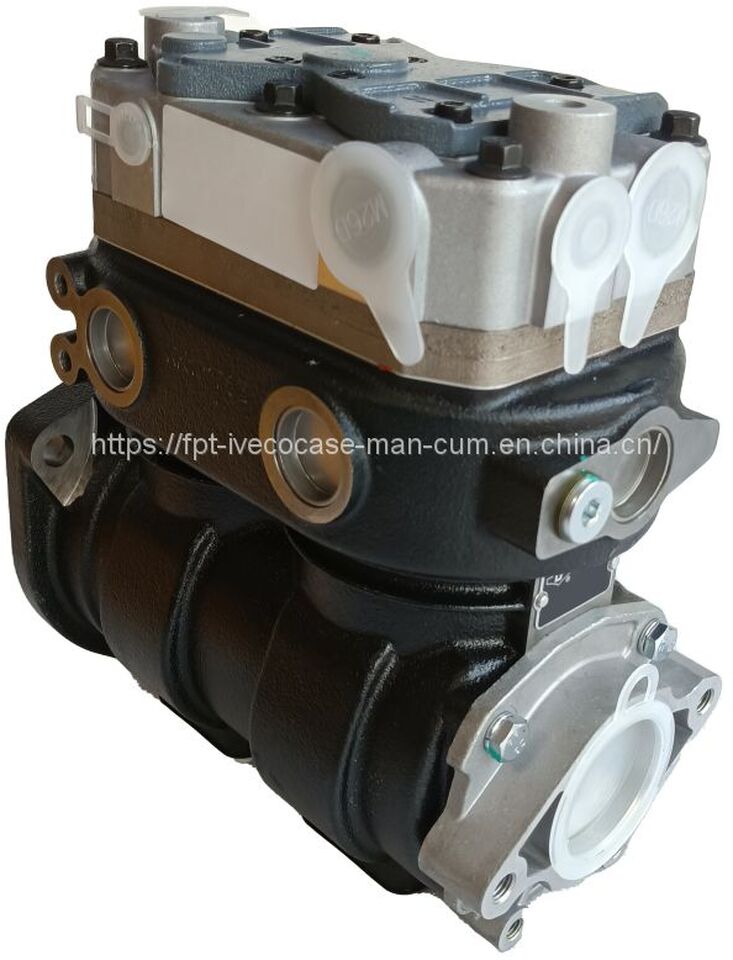 FPT IVECO CASE Cursor9 F2CFE614A*B041/F2CGE614F*V004 5802431166 Double cylinder air pump 504293730/5802497411 - Kompresors: foto 2 FPT IVECO CASE Cursor9 F2CFE614A*B041/F2CGE614F*V004 5802431166 Double cylinder air pump 504293730/5802497411 - Kompresors: foto 2