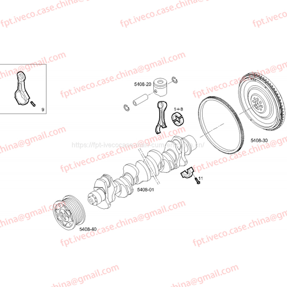 FPT IVECO CASE Cursor9Bus F2CFE612D*J231/F2CFE612A*J098 5802748674 connecting rod bearing shell 500054902/ 500054903 - Dzinēja gultnis - Autobuss: foto 1 FPT IVECO CASE Cursor9Bus F2CFE612D*J231/F2CFE612A*J098 5802748674 connecting rod bearing shell 500054902/ 500054903 - Dzinēja gultnis - Autobuss: foto 1