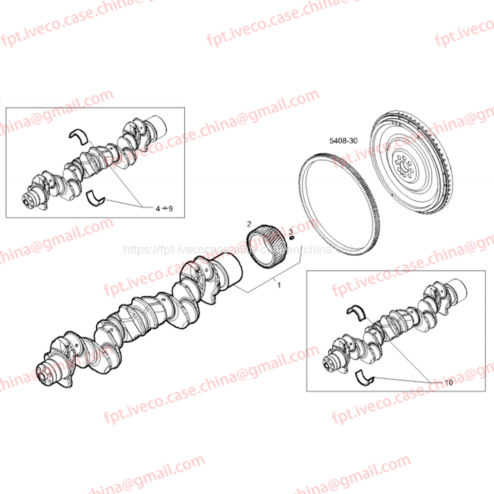 FPT IVECO CASE Cursor9Bus F2CFE612D*J231/F2CFE612A*J098 MAIN BEARING SET 2996584/2996585 - Dzinēja gultnis - Autobuss: foto 1 FPT IVECO CASE Cursor9Bus F2CFE612D*J231/F2CFE612A*J098 MAIN BEARING SET 2996584/2996585 - Dzinēja gultnis - Autobuss: foto 1