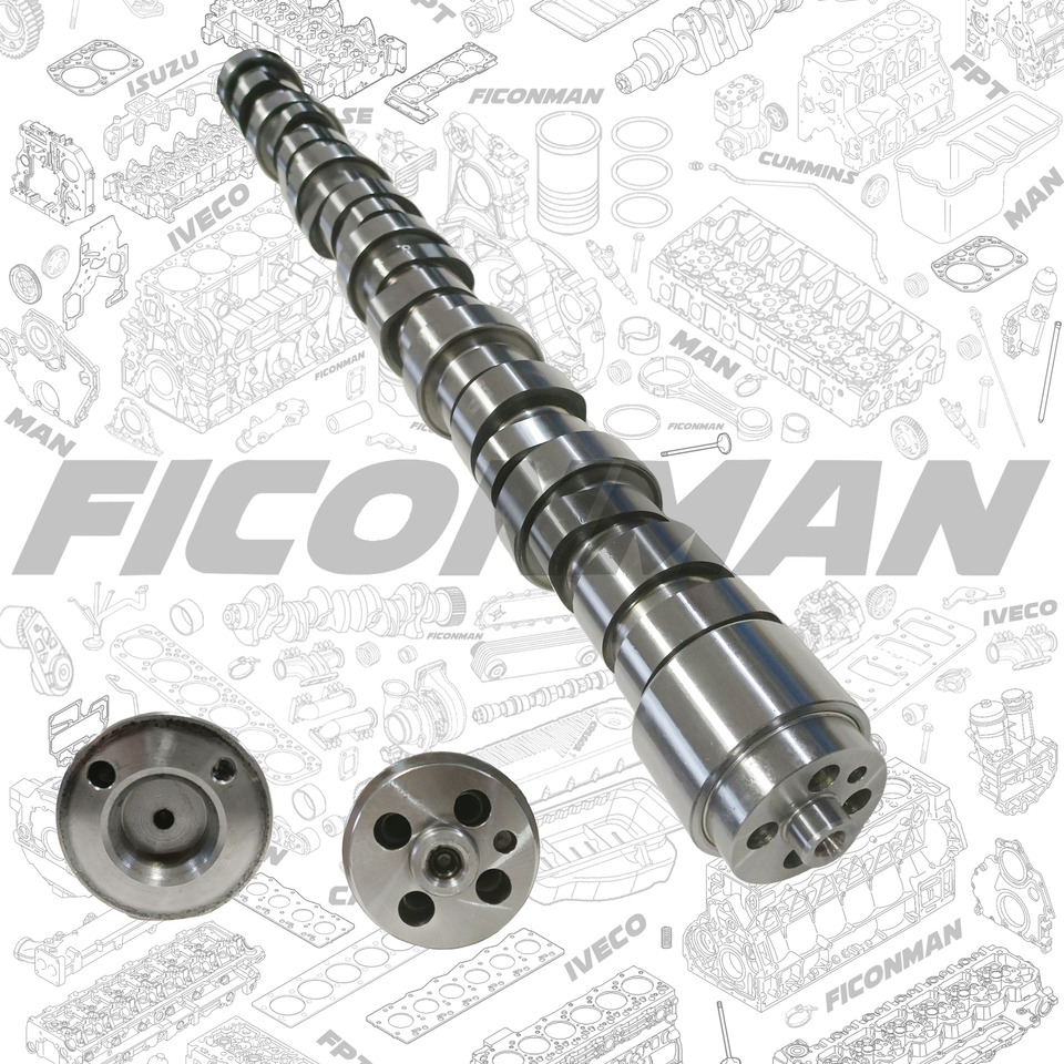 IVECO FPT IVECO Cursor8 F2BE0682/F2BE0642 CNG/BUS Camshaft 504021906, 504037387, 504154373 - Sadales vārpsta - Kravas automašīna: foto 2 IVECO FPT IVECO Cursor8 F2BE0682/F2BE0642 CNG/BUS Camshaft 504021906, 504037387, 504154373 - Sadales vārpsta - Kravas automašīna: foto 2