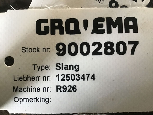 Liebherr A928 / R926 / R930 - Gaisa ieplūdes caurule: foto 1 Liebherr A928 / R926 / R930 - Gaisa ieplūdes caurule: foto 1