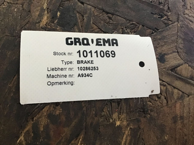 Liebherr Brake - Bremžu trumuļs: foto 4 Liebherr Brake - Bremžu trumuļs: foto 4
