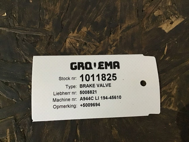 Liebherr Brake Valve - Vārsts: foto 2 Liebherr Brake Valve - Vārsts: foto 2