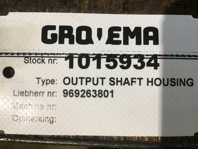 Liebherr Output Shaft Housing - Rumba: foto 2 Liebherr Output Shaft Housing - Rumba: foto 2