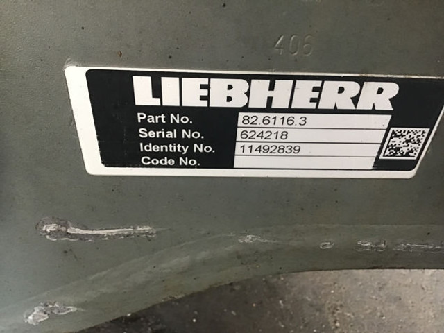 Liebherr Rear Axle - Asis un rezerves daļas: foto 3 Liebherr Rear Axle - Asis un rezerves daļas: foto 3