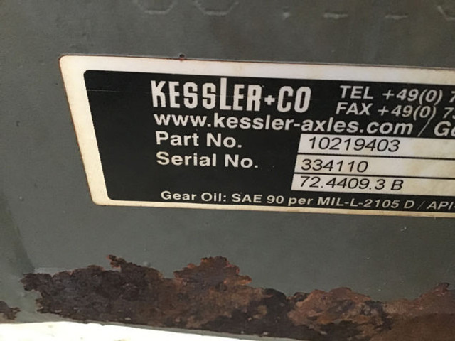Asis un rezerves daļas Liebherr Rearaxle: foto 8