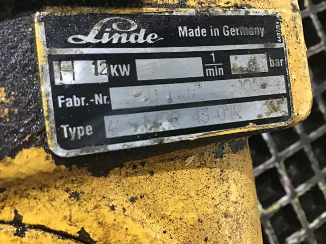 Linde MPR043 - Hidrauliskais sūknis: foto 4 Linde MPR043 - Hidrauliskais sūknis: foto 4