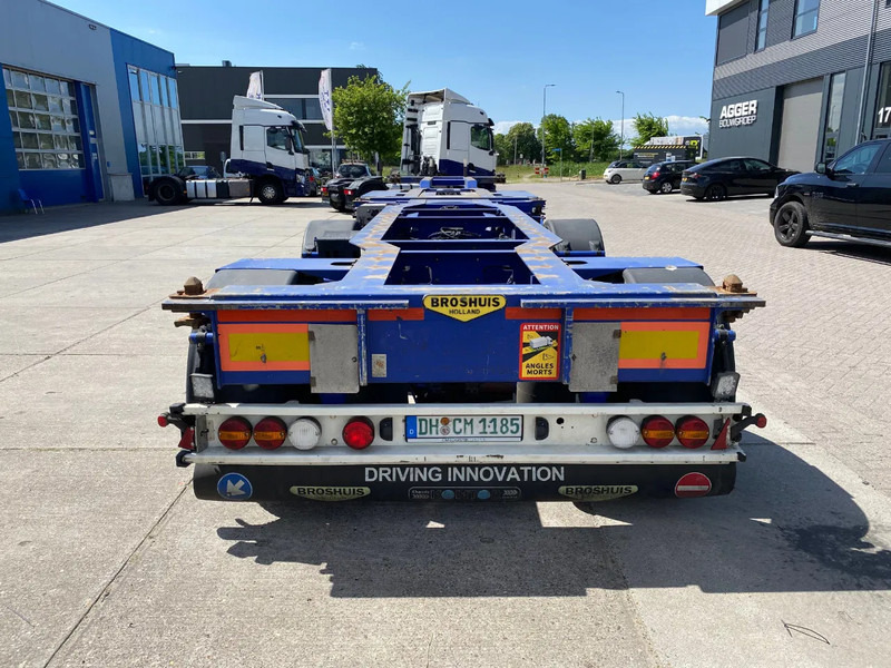 Broshuis 2Connect 2AKCC / 4 Axles / 3x Steering Axle / 2x Lift Axle - Puspiekabe noņemamā virsbūve/ Konteineru vedējs: foto 2 Broshuis 2Connect 2AKCC / 4 Axles / 3x Steering Axle / 2x Lift Axle - Puspiekabe noņemamā virsbūve/ Konteineru vedējs: foto 2