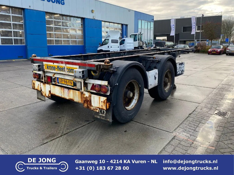 Krone SZ / 20 FT Container Chassis / BPW - Puspiekabe noņemamā virsbūve/ Konteineru vedējs: foto 1 Krone SZ / 20 FT Container Chassis / BPW - Puspiekabe noņemamā virsbūve/ Konteineru vedējs: foto 1