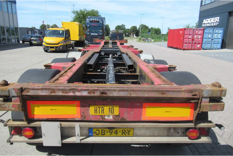 Puspiekabe noņemamā virsbūve/ Konteineru vedējs Renders Container Chassis / Extendable on rear / BPW + drum: foto 7