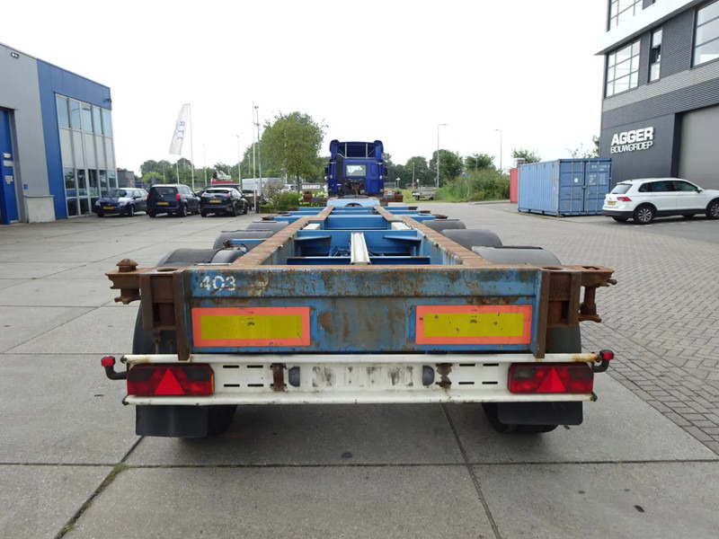 Renders Container chassis / Mercedes + Disc / 1x Lift Axle / 1x Extendable - Puspiekabe noņemamā virsbūve/ Konteineru vedējs: foto 2 Renders Container chassis / Mercedes + Disc / 1x Lift Axle / 1x Extendable - Puspiekabe noņemamā virsbūve/ Konteineru vedējs: foto 2