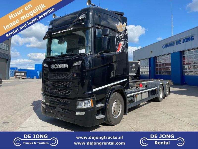 Scania S500 NGS BDF / Retarder / 6x2 / 2x Tank - Konteineru vedējs/ Kravas automašīna ar noņemamā virsbūve: foto 1 Scania S500 NGS BDF / Retarder / 6x2 / 2x Tank - Konteineru vedējs/ Kravas automašīna ar noņemamā virsbūve: foto 1