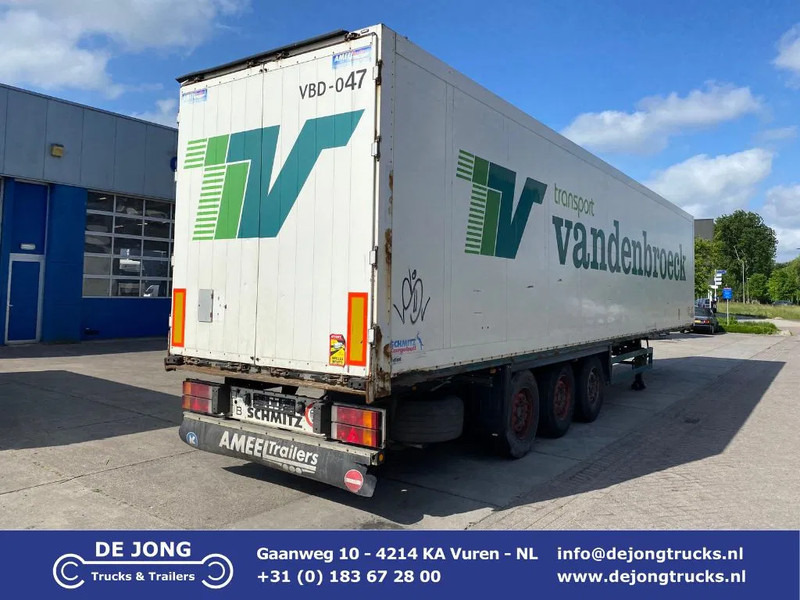 Puspiekabe slēgtā virsbūve Schmitz Cargobull S00035 / Closed Box / SAF + Disc: foto 1
