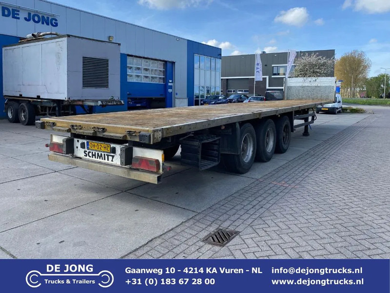 Schmitz Cargobull S01 / Plateau Trailer / 2x Lift Axle / SAF - Bortu puspiekabe/ Platforma: foto 1 Schmitz Cargobull S01 / Plateau Trailer / 2x Lift Axle / SAF - Bortu puspiekabe/ Platforma: foto 1