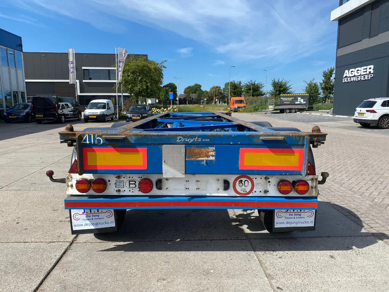 TURBO'S HOET 20 FT Container Chassis / APK t/m 3-2026 / BPW + Drum - Puspiekabe noņemamā virsbūve/ Konteineru vedējs: foto 2 TURBO'S HOET 20 FT Container Chassis / APK t/m 3-2026 / BPW + Drum - Puspiekabe noņemamā virsbūve/ Konteineru vedējs: foto 2