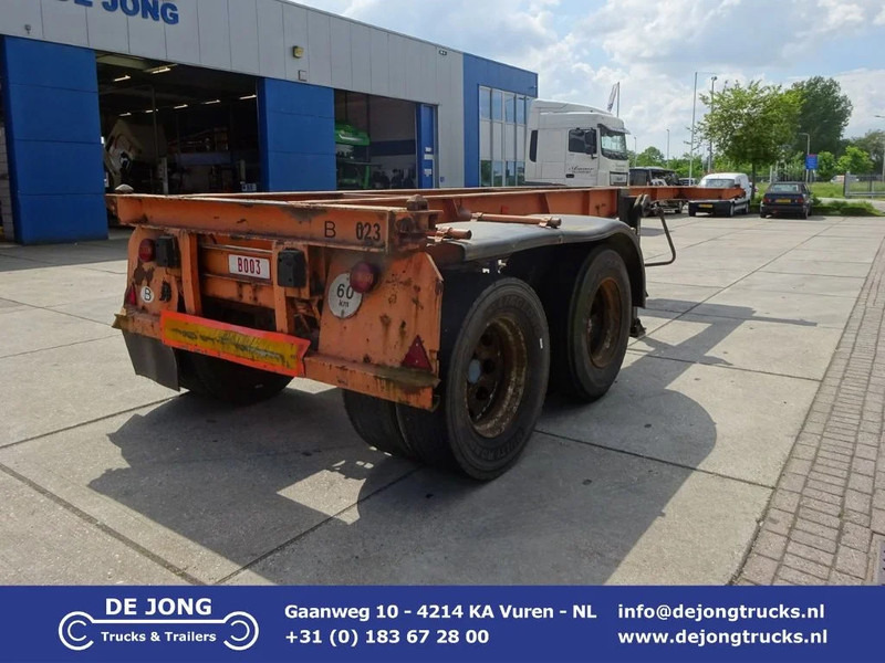 Van Hool 20 FT Container Chassis / Steel Suspension / Double Tyres - Puspiekabe noņemamā virsbūve/ Konteineru vedējs: foto 1 Van Hool 20 FT Container Chassis / Steel Suspension / Double Tyres - Puspiekabe noņemamā virsbūve/ Konteineru vedējs: foto 1