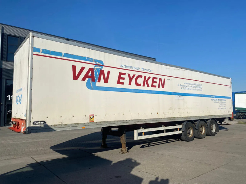 Puspiekabe slēgtā virsbūve Van Hool Closed box / SAF + Drum / Hard-Wood Floor: foto 6