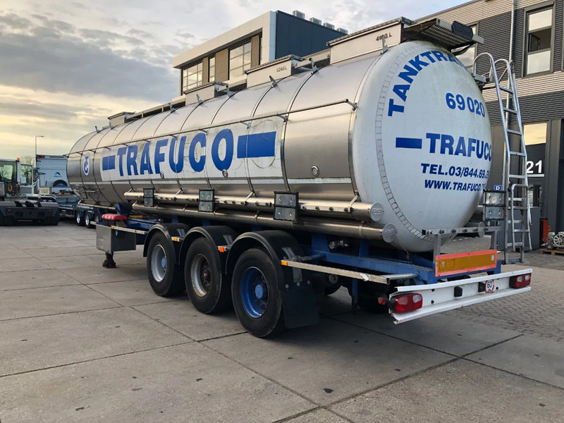 Van Hool Tank / 33.280 LT / 4 compartments / ADR / Inox - Puspiekabe cisterna: foto 3 Van Hool Tank / 33.280 LT / 4 compartments / ADR / Inox - Puspiekabe cisterna: foto 3