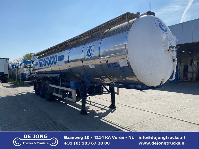 Van Hool Tank / Inox / 3 compartments / 30000 LT - Puspiekabe cisterna: foto 1 Van Hool Tank / Inox / 3 compartments / 30000 LT - Puspiekabe cisterna: foto 1