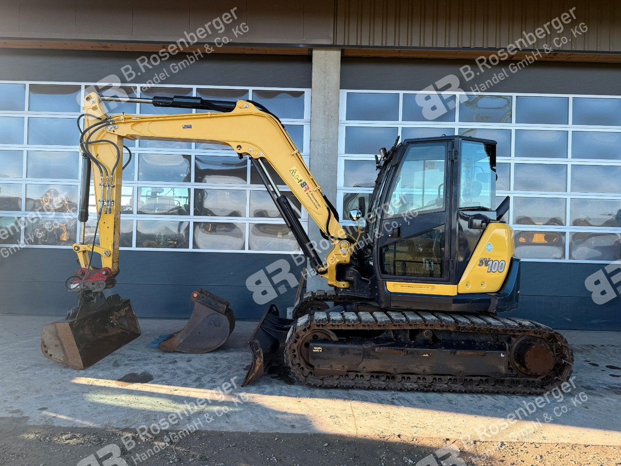 Yanmar SV100-2CR Minibagger / nur 2939h / BJ2019 / TOP - Mini-ekskavators: foto 2 Yanmar SV100-2CR Minibagger / nur 2939h / BJ2019 / TOP - Mini-ekskavators: foto 2