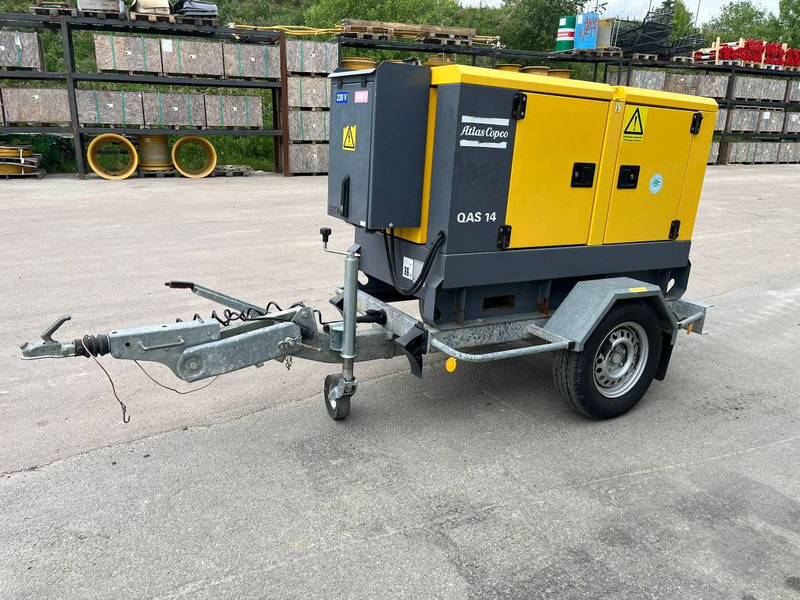 Atlas-Copco QAS 14 ST3 - Elektroģenerators: foto 1 Atlas-Copco QAS 14 ST3 - Elektroģenerators: foto 1