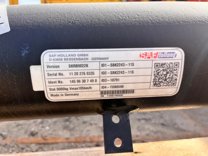 SAF - HOLLAND P9-22K01 and SKRB9022K AXLE - Asis un rezerves daļas: foto 4 SAF - HOLLAND P9-22K01 and SKRB9022K AXLE - Asis un rezerves daļas: foto 4