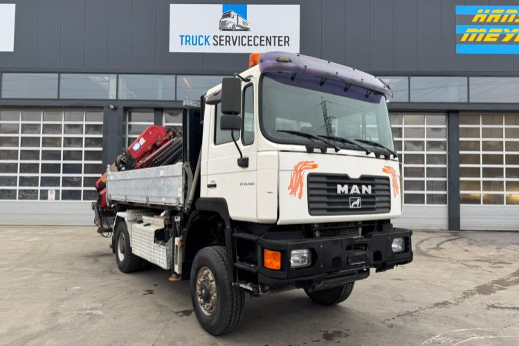 MAN 19.464 4x4 mit Kran HMF 2220-4 - Kravas auto ar manipulatoru, Bortu kravas automašīna/ Platforma: foto 4 MAN 19.464 4x4 mit Kran HMF 2220-4 - Kravas auto ar manipulatoru, Bortu kravas automašīna/ Platforma: foto 4