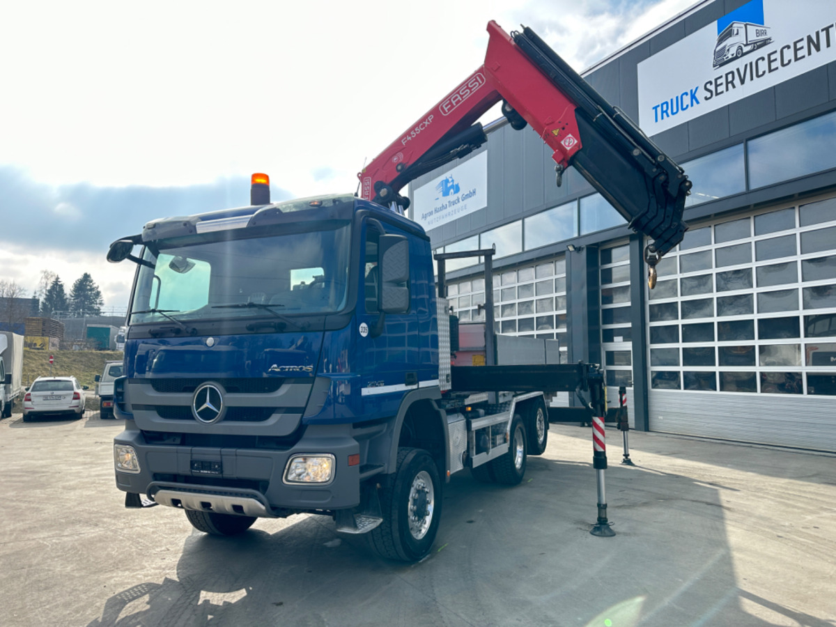 MERCEDES Actros 2648 6x4/4 Fassi455 SZM/Pritsche - Kravas auto ar manipulatoru: foto 2 MERCEDES Actros 2648 6x4/4 Fassi455 SZM/Pritsche - Kravas auto ar manipulatoru: foto 2