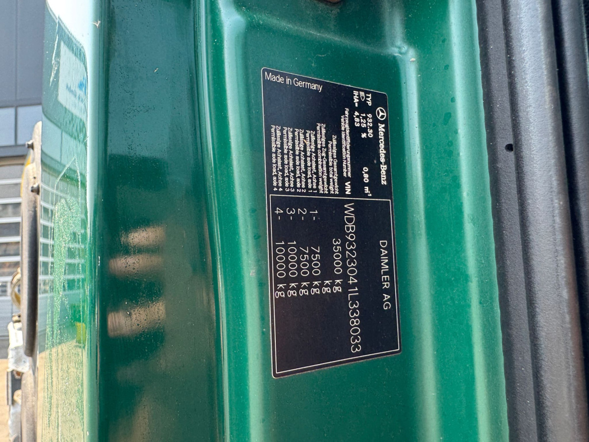 Betonvedējs MERCEDES Actros 3244 8x4 Liebherr 9m3: foto 16