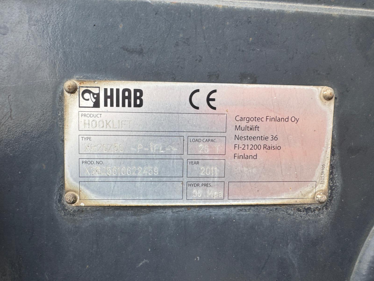 Pacēlājs ar āķi MERCEDES Actros 3248 Hiabt 26T AHK: foto 17