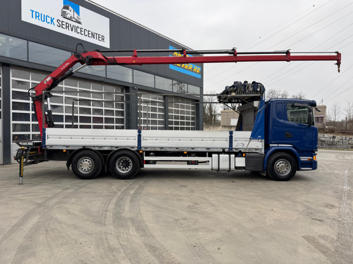 Kravas auto ar manipulatoru SCANIA G450 6x2 Hiab 122-4: foto 8