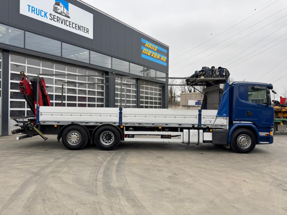 Kravas auto ar manipulatoru SCANIA G450 6x2 Hiab 122-4: foto 15