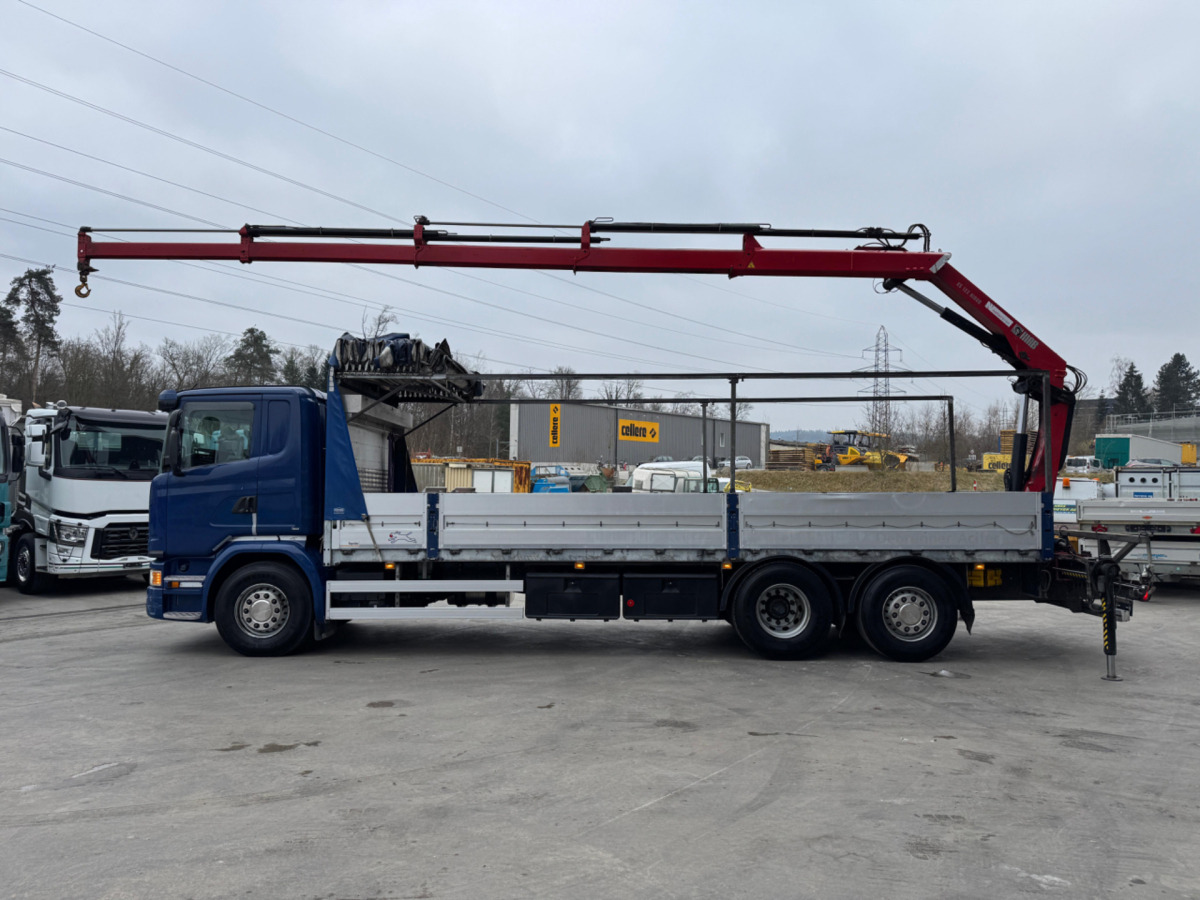 Kravas auto ar manipulatoru SCANIA G450 6x2 Hiab 122-4: foto 7