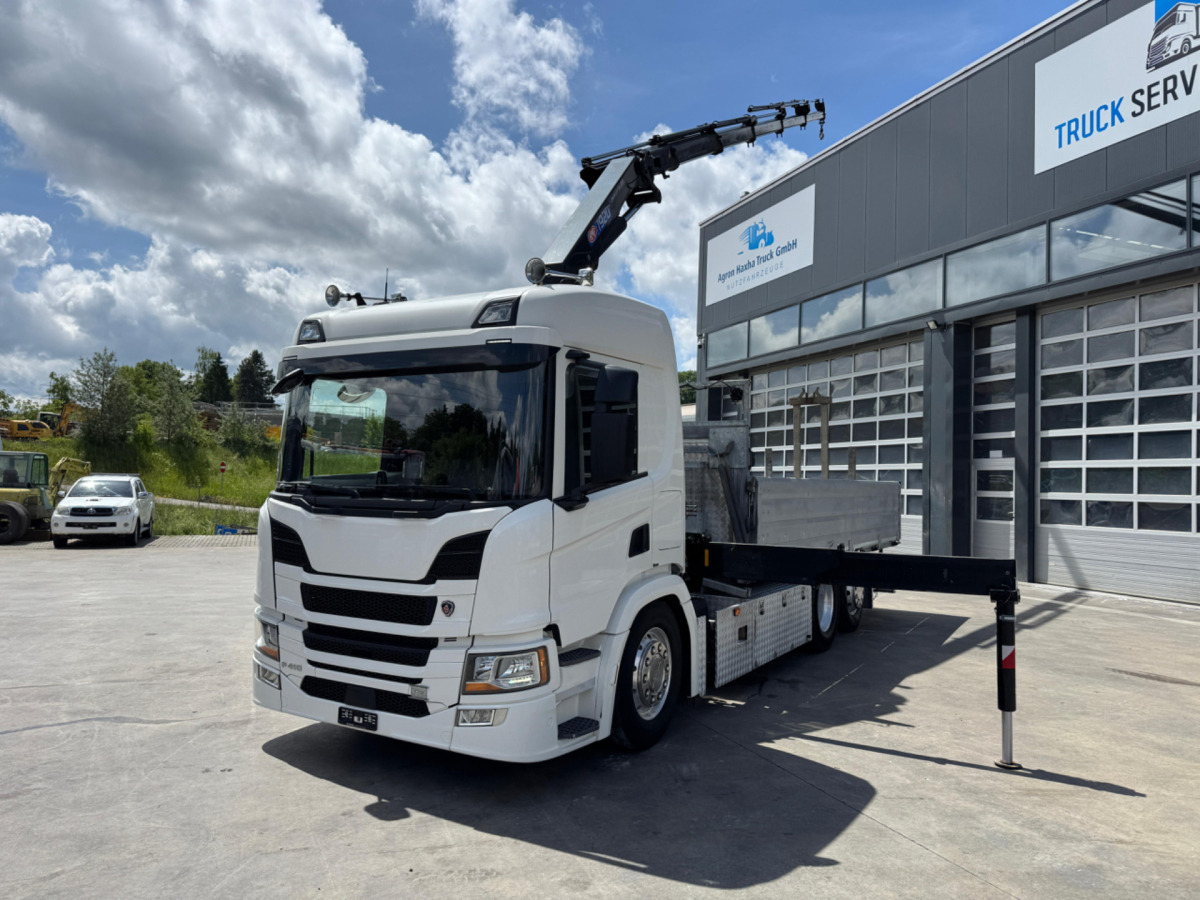 SCANIA P410 6x2 HMF1920-5 - Kravas auto ar manipulatoru: foto 4 SCANIA P410 6x2 HMF1920-5 - Kravas auto ar manipulatoru: foto 4