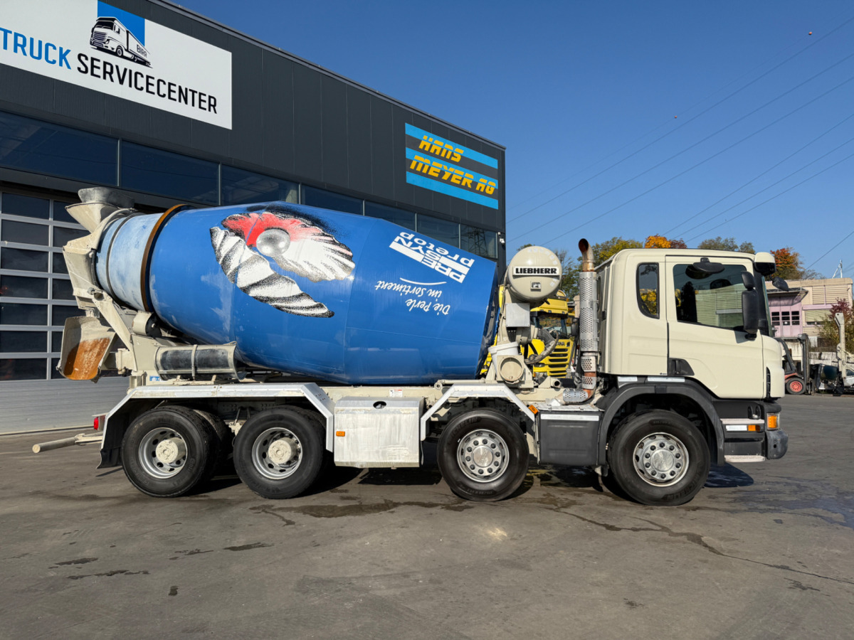 SCANIA P410 8x4 Liebherr 9m3 - Betonvedējs: foto 4 SCANIA P410 8x4 Liebherr 9m3 - Betonvedējs: foto 4