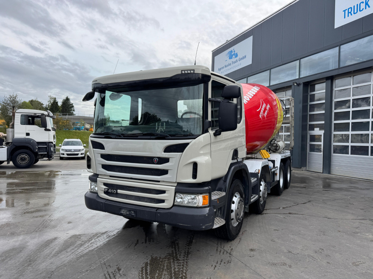SCANIA P410 8x4 Liebherr 9m3 - Betonvedējs: foto 1 SCANIA P410 8x4 Liebherr 9m3 - Betonvedējs: foto 1