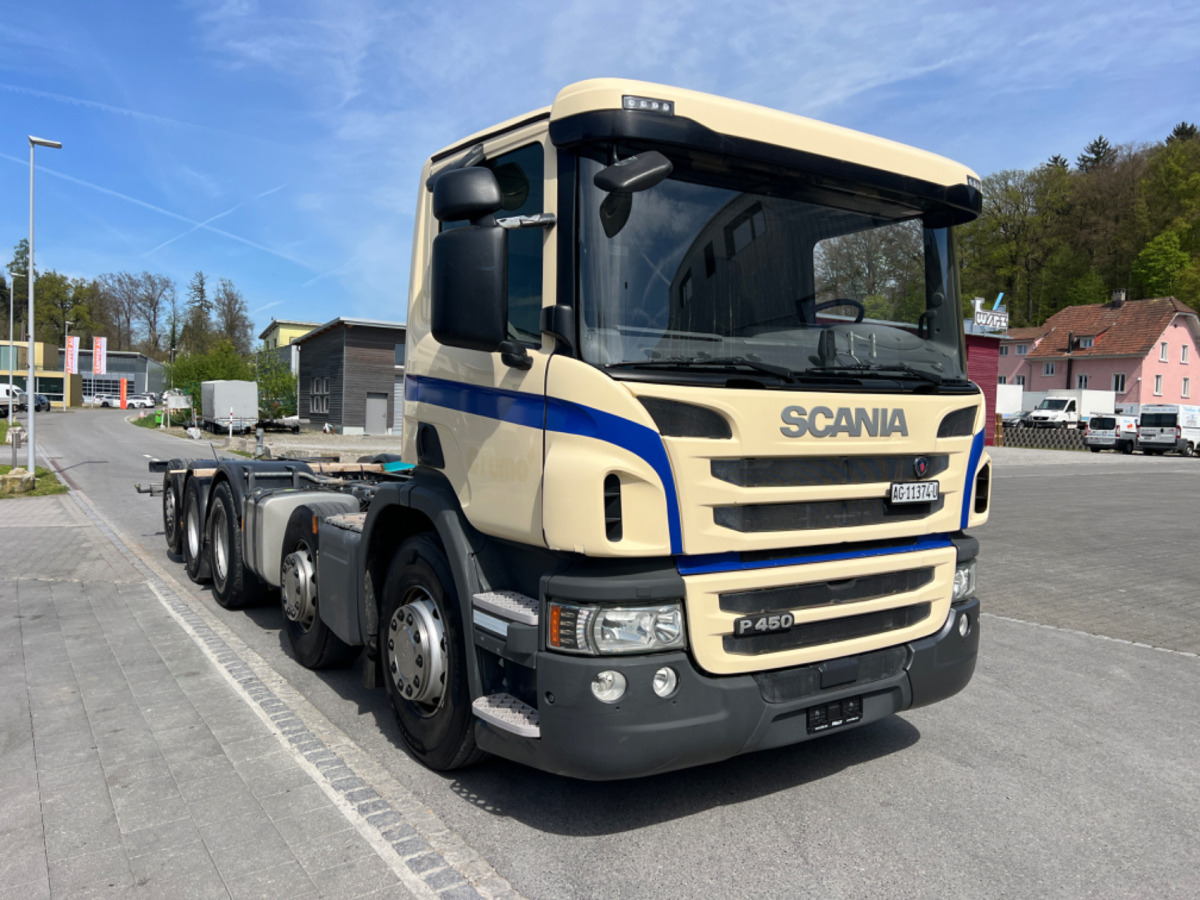 SCANIA P450 10x4 - Šasija kravas automašīna: foto 3 SCANIA P450 10x4 - Šasija kravas automašīna: foto 3