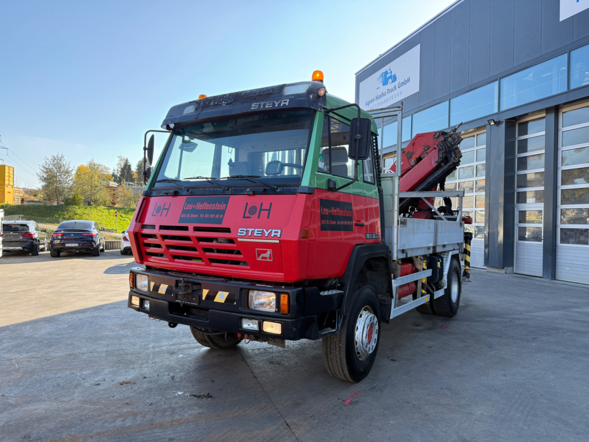 STEYR 19S360 4x4 HMF2230-7 - Kravas auto ar manipulatoru: foto 1 STEYR 19S360 4x4 HMF2230-7 - Kravas auto ar manipulatoru: foto 1