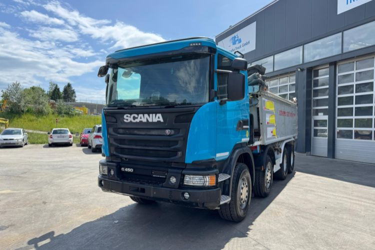 Scania G450 8x4 Abschiebemulde (no tipper) - Kravas automašīna pašizgāzējs: foto 1 Scania G450 8x4 Abschiebemulde (no tipper) - Kravas automašīna pašizgāzējs: foto 1