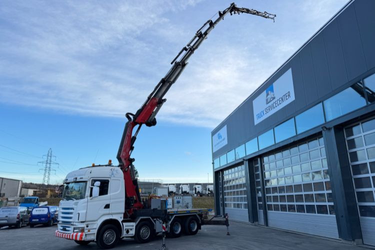 Scania R480 8x4 Fassi 660 SZM/Pritsche - Kravas auto ar manipulatoru: foto 2 Scania R480 8x4 Fassi 660 SZM/Pritsche - Kravas auto ar manipulatoru: foto 2