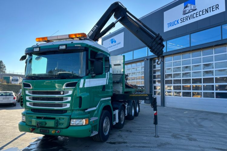 Scania R480 8x4 SWS SZM/Kran/Pritsche - Kravas auto ar manipulatoru: foto 2 Scania R480 8x4 SWS SZM/Kran/Pritsche - Kravas auto ar manipulatoru: foto 2