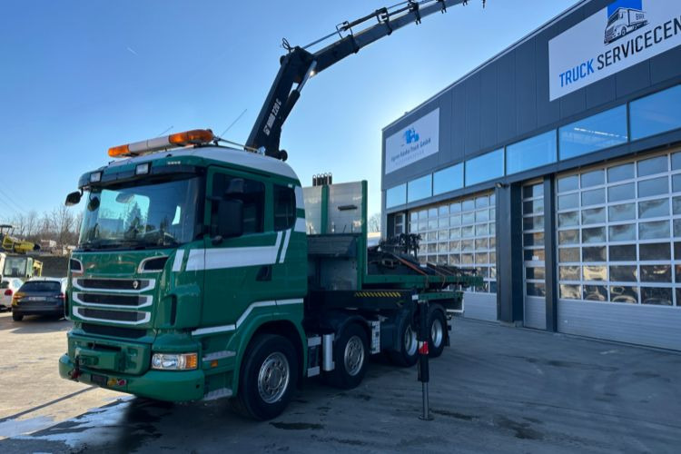 Scania R480 8x4 SWS SZM/Kran/Pritsche - Kravas auto ar manipulatoru: foto 3 Scania R480 8x4 SWS SZM/Kran/Pritsche - Kravas auto ar manipulatoru: foto 3