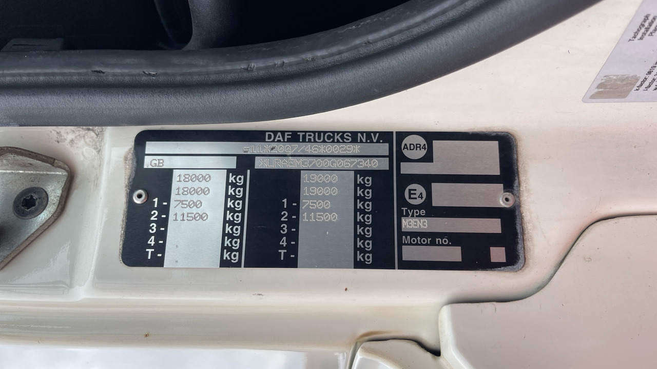Kravas automašīna ar slēgto virsbūvi DAF CF 250: foto 12