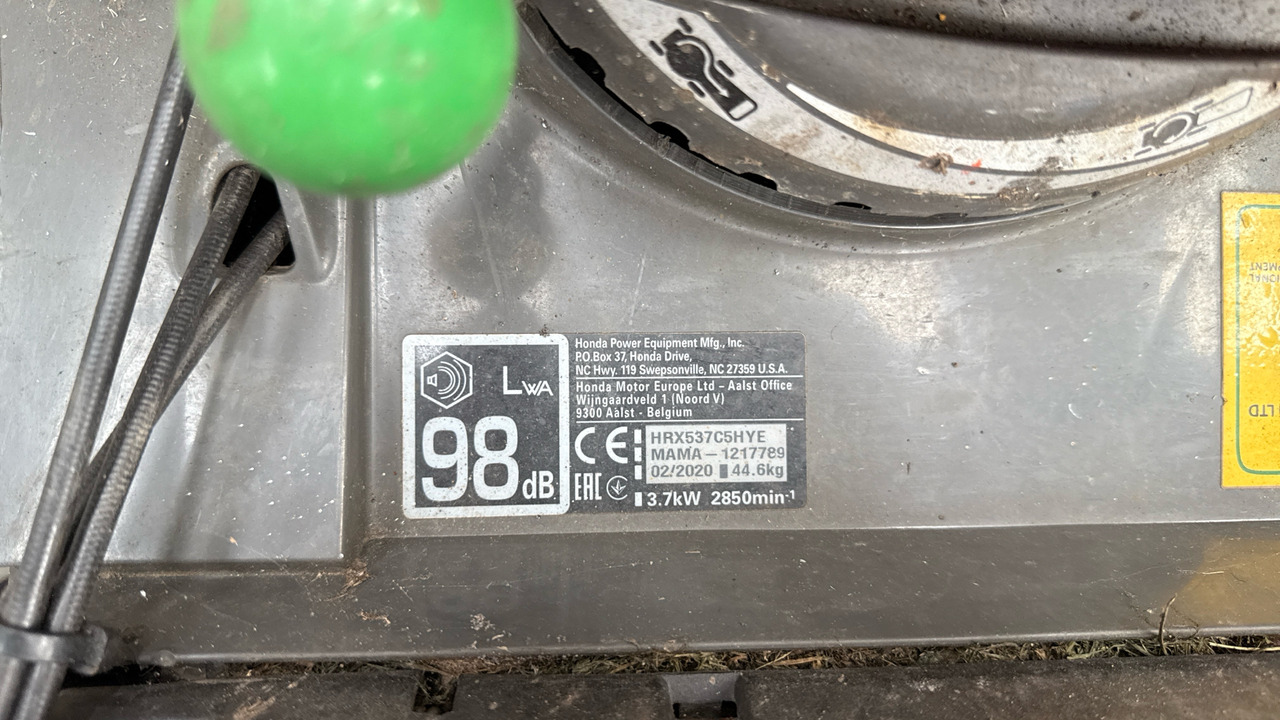 HONDA HRX537 C5HYE - Zāles pļāvējs: foto 5 HONDA HRX537 C5HYE - Zāles pļāvējs: foto 5