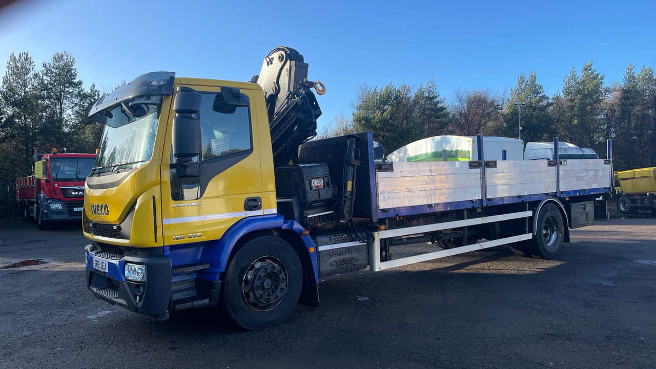 IVECO EUROCARGO 180-280 - Bortu kravas automašīna/ Platforma, Kravas auto ar manipulatoru: foto 2 IVECO EUROCARGO 180-280 - Bortu kravas automašīna/ Platforma, Kravas auto ar manipulatoru: foto 2