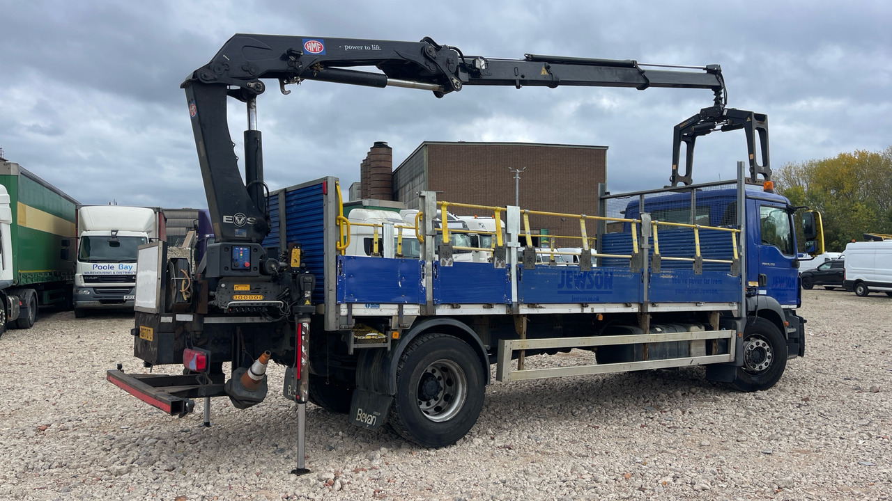 Man TGM 18.250 - Bortu kravas automašīna/ Platforma, Kravas auto ar manipulatoru: foto 4 Man TGM 18.250 - Bortu kravas automašīna/ Platforma, Kravas auto ar manipulatoru: foto 4