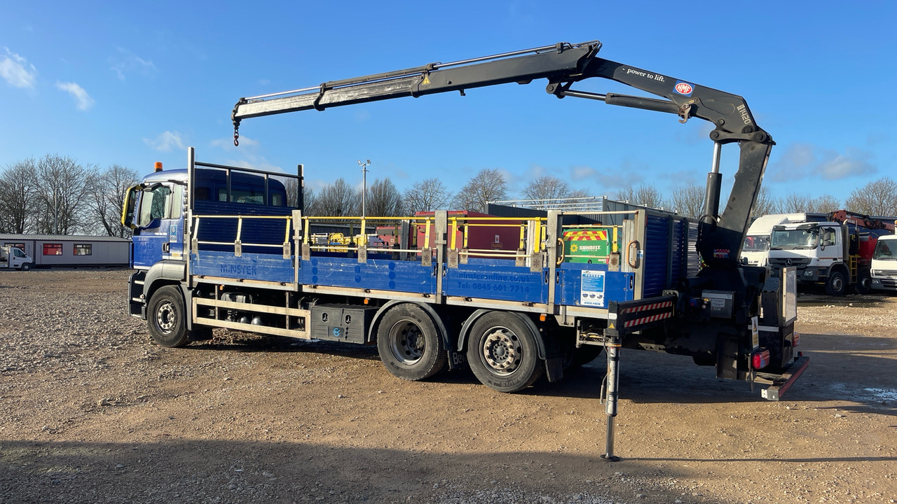 Man TGS 26.360 - Bortu kravas automašīna/ Platforma, Kravas auto ar manipulatoru: foto 3 Man TGS 26.360 - Bortu kravas automašīna/ Platforma, Kravas auto ar manipulatoru: foto 3