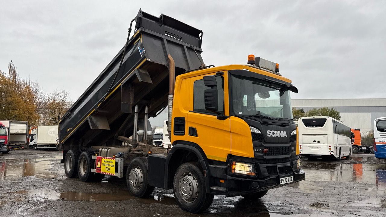 SCANIA P 410 XT - Kravas automašīna pašizgāzējs: foto 1 SCANIA P 410 XT - Kravas automašīna pašizgāzējs: foto 1