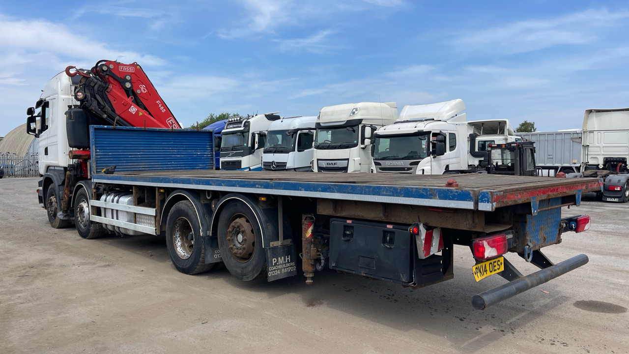 SCANIA R 450 - Bortu kravas automašīna/ Platforma, Kravas auto ar manipulatoru: foto 3 SCANIA R 450 - Bortu kravas automašīna/ Platforma, Kravas auto ar manipulatoru: foto 3