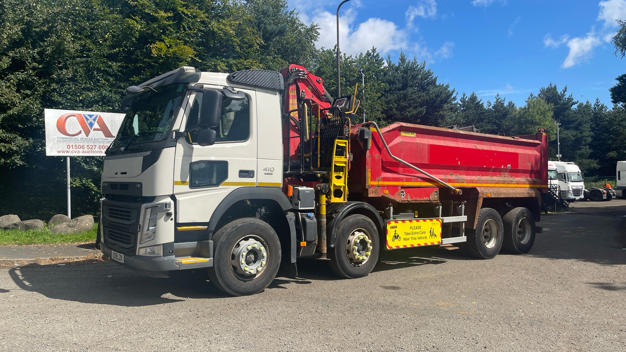 Volvo FM 410 - Kravas automašīna pašizgāzējs, Kravas auto ar manipulatoru: foto 2 Volvo FM 410 - Kravas automašīna pašizgāzējs, Kravas auto ar manipulatoru: foto 2